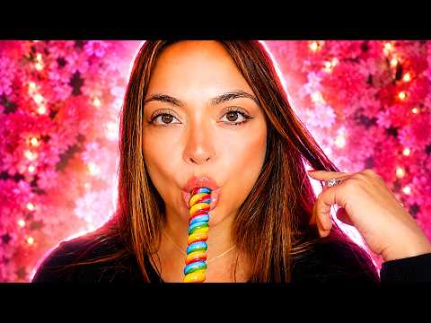 ASMR Rainbow Lollipop 🌈🍭 Part 2 | Crunchy Licking, Sucking & Intense Mouth Sounds