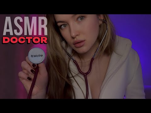 АСМР НЕЖНЫЙ ОСМОТР У ДОКТОРА ASMR DOCTOR MEDICAL EXAM