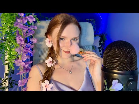 🐝 ASMR whisper and mouth sounds to fall asleep 🥰🌸