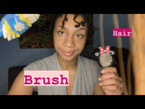 ASMR - Hair brushing and Toothbrush (Bridgett)