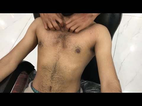 Soothing Chest & Back Massage | Stress Relief ASMR | 💈