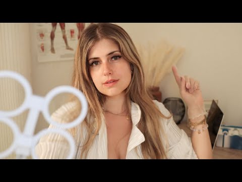 ASMR My Most Relaxing Cranial Nerve Exam | Medical Doctor Roleplay (Eye & Neurological Exam) deutsch