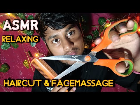 ASMR Relaxing ☘️Doing Your Haircut & Massage