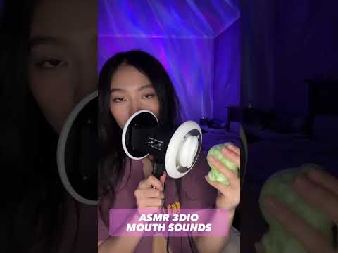 ASMR 3DIO MOUTH SOUNDS #asmr #asmrsounds #asmrcommunity #asmrmouthsounds #shorts