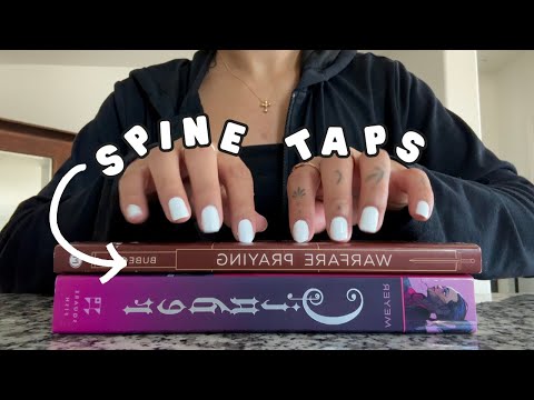 ASMR tapping & tracing on book spines [Alex's cv]