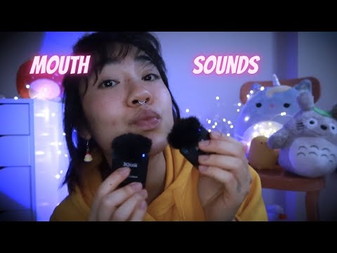 ASMR BINAURAL | Sons de BOCA e SUSSURROS