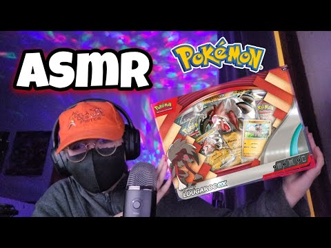 ASMR Français • OUVERTURE COFFRET POKEMON LOUGAROC EX 😴💤