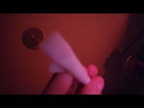 lofi asmr touching the camera with random objects (no talking)