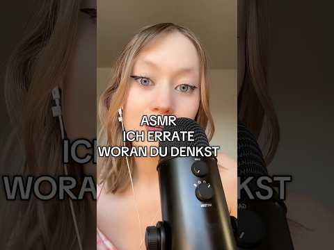 Ich errate woran du denkst ASMR #tingles #mouthwhisper #fabricscratching #roleplay #visualtingle
