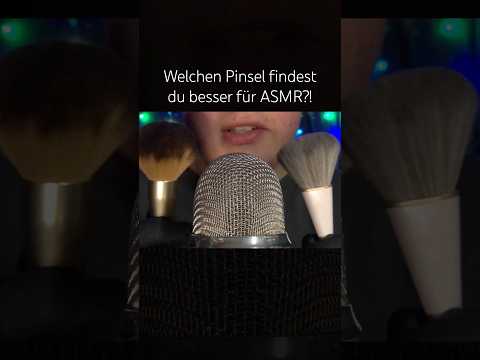 Welchen Pinsel findest du besser?! 🫶🏻💜 #asmr