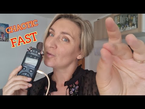 🎧 FAST AGGRESSIVE ASMR | INAUDIBLE WHISPERING in SPANISH | TINGLE & SLEEP TRIGGERS #asmr #relax