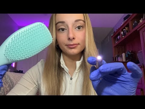 ASMR |  Giving You a Quick Scalp Check and Haircut 💇‍♀️