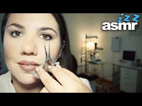 ASMR Eye Measuring & Detailed Medical Exam 👁️ Soft Spoken, Close Attention