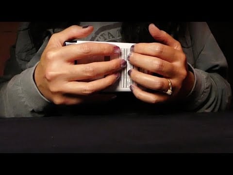 ASMR Sticky Tapping and Gum Chewing