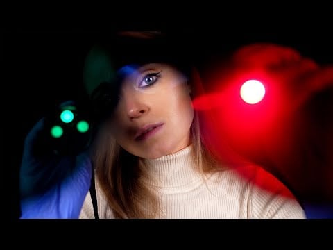 ASMR | The BEST eye inspection you'll see ALL YEAR (touching, lights, glasses, testing...)