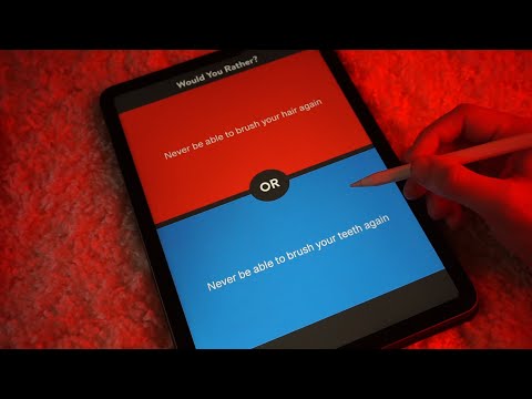 [ASMR] Would You Rather?