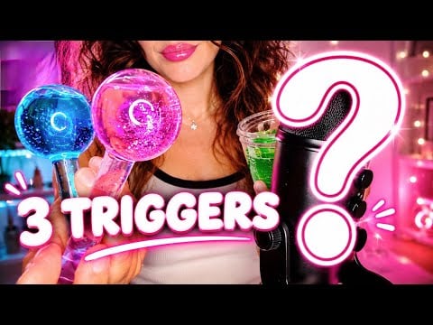 ASMR Only 3 Triggers… But They’ll Put You To Sleep 😴 Ep. 4 (No Talking)