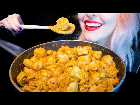 ASMR: Creamy Shell Pasta w/ Artichokes & Tofu ~ Relaxing Eating Sounds [No Talking|V] 😻