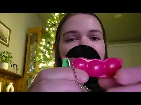 asmr playing with fidget toys