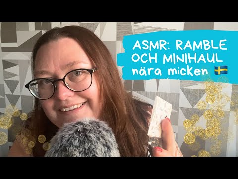 ASMR på svenska: En spontan minihaul (oredigerat)