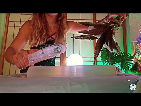 [POV ASMR] ~ ✨Sage & Selenite Light Cleansing Reiki✨| Affirmations | Visual Audio ASMR | Candlelight