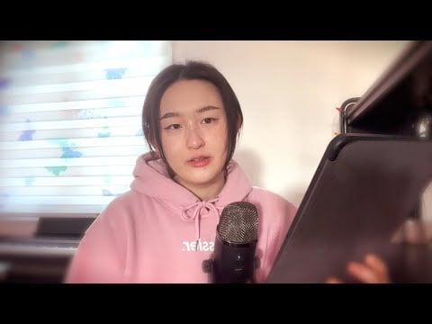 ASMR 💕 inaudible sticky clicky whisper reading to you