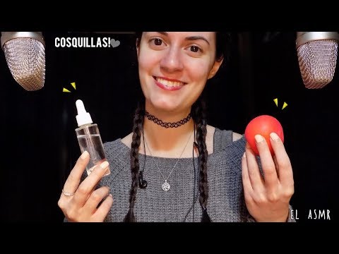 ♡ASMR español♡ RELAJATE CON ESTOS SONIDOS,HERMOSURA!♥ COSQUILLAS! |*rode nt1a*