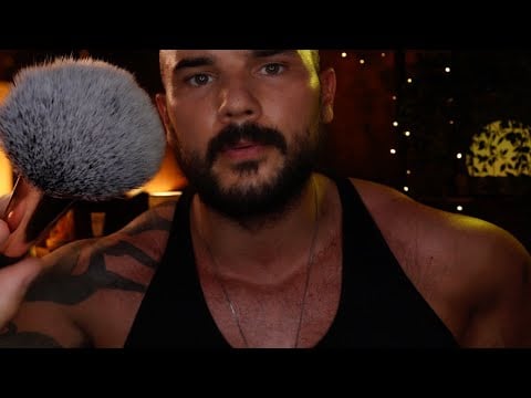 ASMR Brushing Away Your Stress | Safest Place in ASMR ✨ Face Brushing - Hair Brushing for Sleep