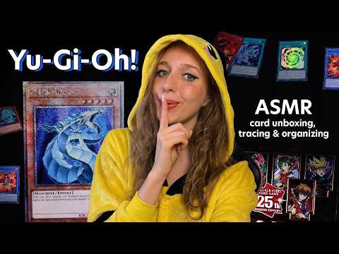 ASMR Yu-Gi-Oh!💥Card Unboxing, Tracing and Organizing - Part 2 (German Whispering)