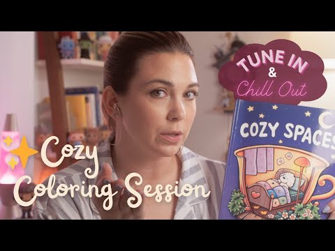 🌟Unlock Ultimate Relaxation with this Cozy Coloring Session 🖍️ ASMR Soft Spoken