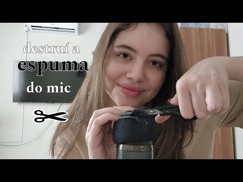 ASMR LENTO (scratching; sussurros; sons gosmentos e mais)