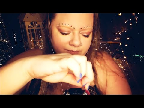 ASMR Spoolie Mic Brushing| Layered Visuals (No talking)