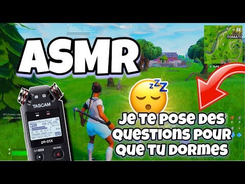 ASMR Français • JE TE POSE DES QUESTIONS JUSQU’À CE QUE TU T’ENDORMES ! 😴💤 (chuchotement TASCAM)