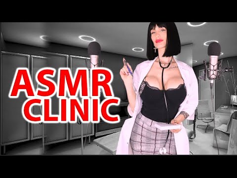 ASMR Sleep Clinic Doctor Role Play -Trigger to fall Asleep Tingle Immunity funny deutsch/german