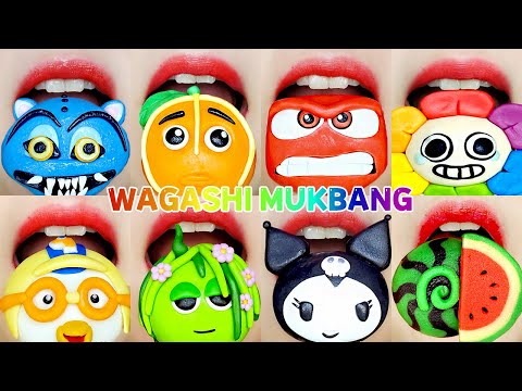 ASMR WAGASHI EATING SOUNDS 화과자 먹방 모음집 MUKBANG