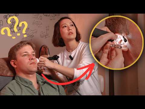 (ASMR) Professional Earwax Removal & Ear Cleaning in Japan