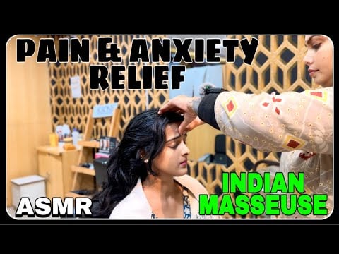 Infinity ASMR Deep Tissue Head & Neck Massage To Reduce Pain & Anxiety By Indian Masseuse #deepsleep