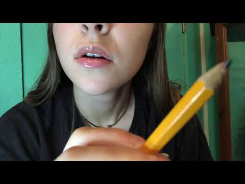 ASMR drawing on your face tracing your face drawing facial features face mapping personal attention