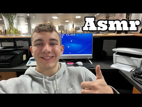 Doing ASMR at my JOB !? (Public asmr)