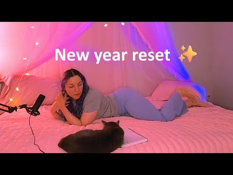ASMR Yoga in Bed ✨ New Year Reset for 2026 | Chakra Balancing, Deep Relaxation, & Sleep