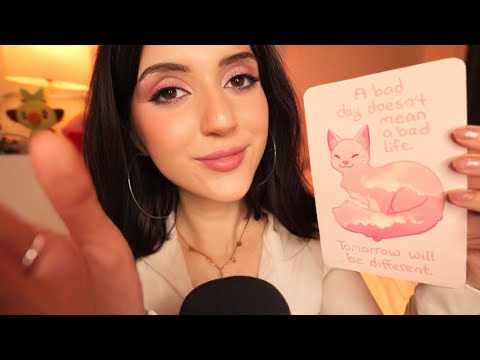 ASMR for those who feel lonely ~ whispering & postitve affirmations