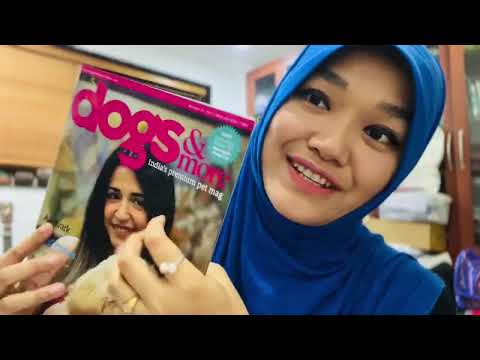 ASMR soft spoken - rambling, flipping magazine (paper sounds)