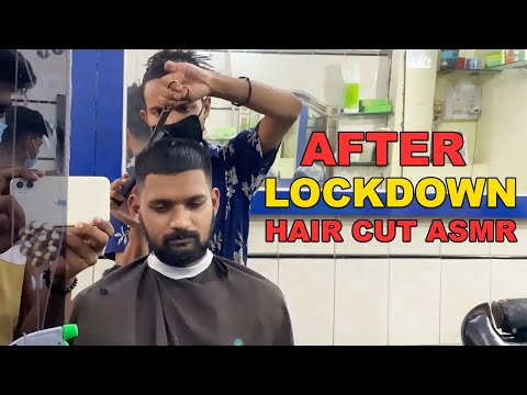 Indian Hair Cut & Beard Triming By Indian Barber | Indian Asmr | After Lockdown Asmr