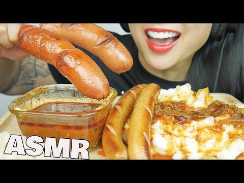 ASMR SAUSAGE + MASH POTATOES (EATING SOUNDS) NO TALKING | SAS-ASMR