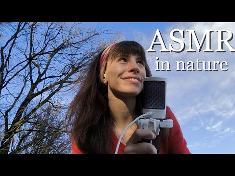 ASMR - Sounds of Nature (cracking leaves, footsteps, water, birds)