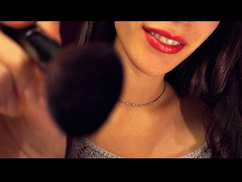 ➽ASMR♥Face Brushing Roleplay♥ Soft Spoken