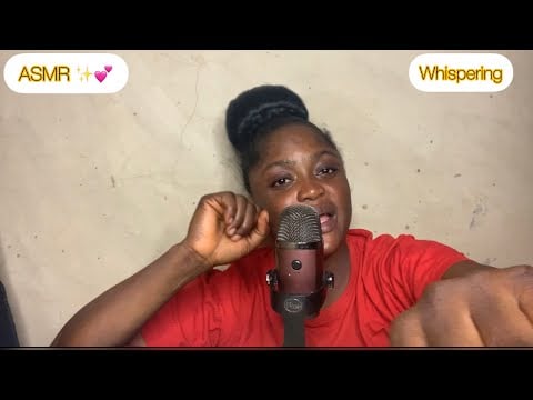 Asmr✨whispering words from a sachet of tea  #triggers 💤