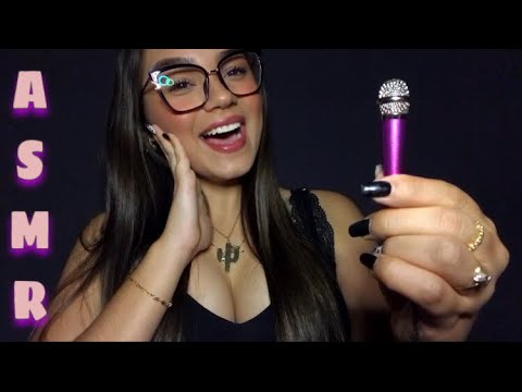 ASMR - SONS MOLHADOS | SUSSURROS NO MINI MICROFONE