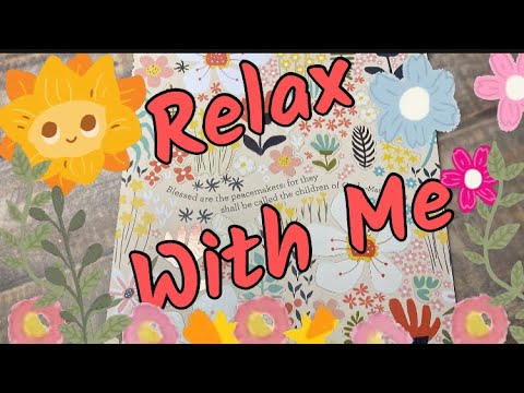 ASMR VISUAL & SOUND TRIGGERS: FLOWERS 🌺 STICKER PUZZLE #370