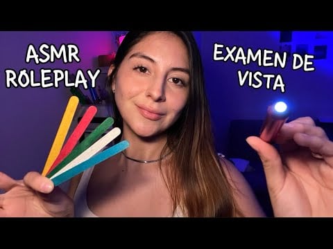 ASMR MÉDICO / EXAMEN DE VISTA 👁️ DUERME COMO BB 💕